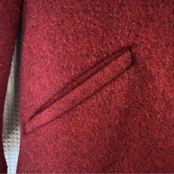 Blashe, maroon long coat, size small - Picture 6 of 7
